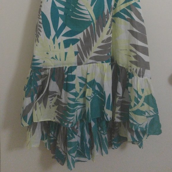 🏝 Moda International Leaf Print Maxi Dress 🏝 - Picture 2 of 3